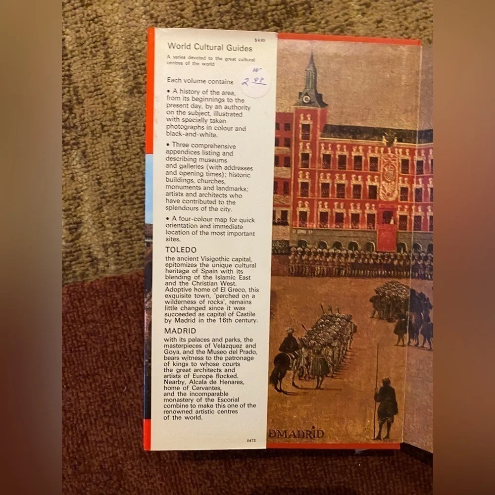 Vintage - Madrid & Toledo Architecture Sculpture Painting World Cultural Guides